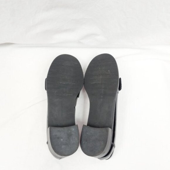 Stuart Weitzman Black Patent Buckle Loafers 6M - Picture 7 of 7